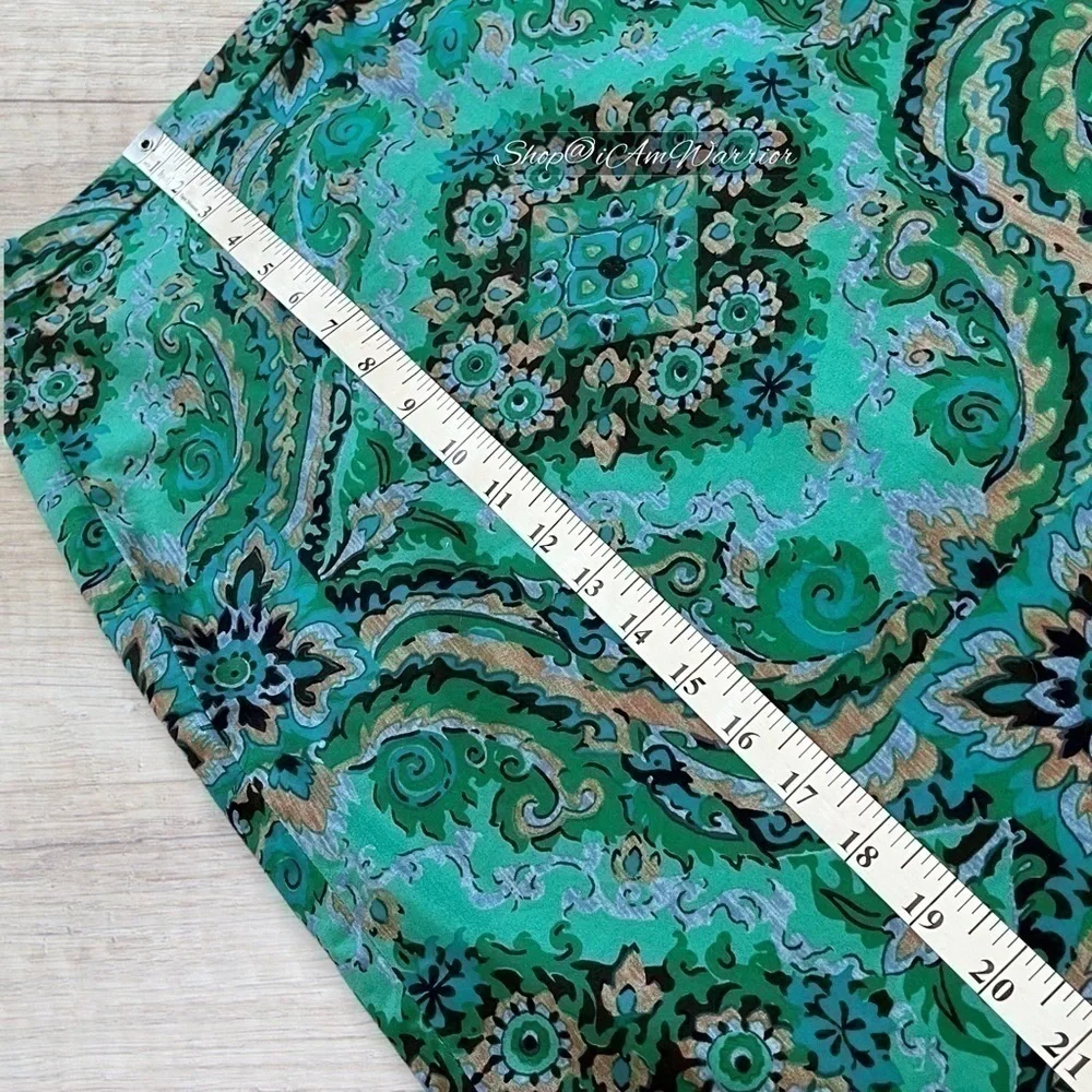 J.Crew jade paisley cotton stretch no.2 pencil skirt *shop@iamwarrior